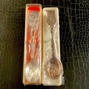 Vintage Christmas spoons